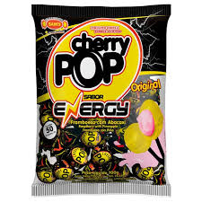 SAMS PIRULITO CHICLE CHERRY POP ENERGY PCT 50UN